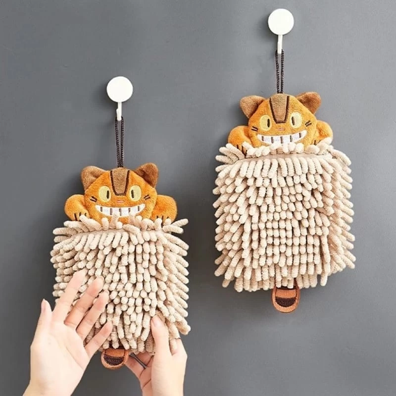 My Neighbor Totoro – Catbus Chenille Hand Towel 4 My Neighbor Totoro – Catbus Chenille Hand Towel - Image 2