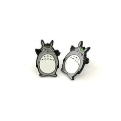 My Neighbor Totoro Earrings New Collection 2022 -Ghibli Shop Cartoon Anime No Face man Stud Earrings Metal High quality Classic Cute Princess Ear studs Gift.jpg 640x640 7