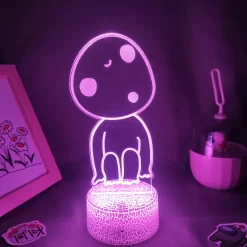 Princess Mononoke Kodama 3D LED Light Multi-Color Changing 24 Princess Mononoke Kodama 3D LED Light Multi-Color Changing -Ghibli Shop H052e0ec9866442a49244482875b15dbbe