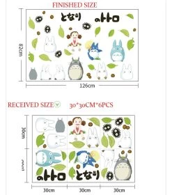 My Neighbor Totoro Wall Stickers Home Decoration -Ghibli Shop H0883e29a65bd4778a6f79359f4abbc5cX