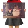 My Neighbor Totoro At The Bus Stop Kraft Paper Poster