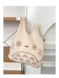 My Neighbor Totoro Cartoon Corduroy Tote Bag -Ghibli Shop H0c0a8f2a29064445b966715be1678712c