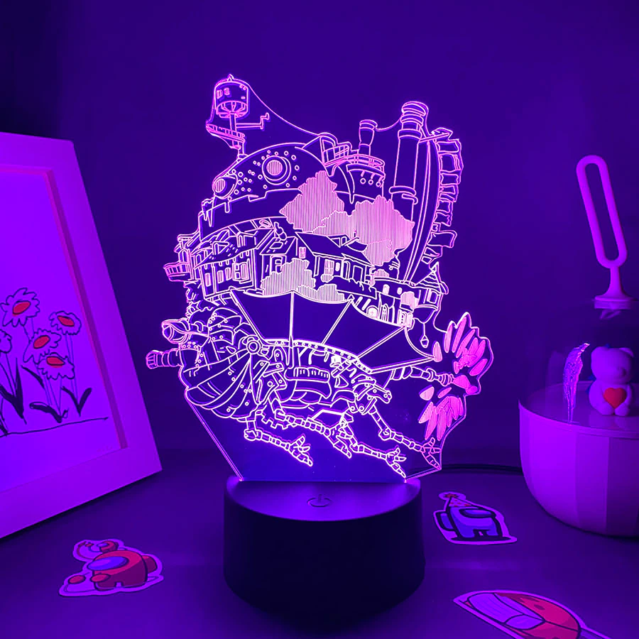 Howl’s Moving Castle Night Light Multi-Color Changing 11 Howl’s Moving Castle Night Light Multi-Color Changing - Image 9