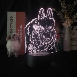 Princess Mononoke 3D LED Light Multi-Color Changing 10 Princess Mononoke 3D LED Light Multi-Color Changing -Ghibli Shop H4d1014fb24ab491ab8c0be386310e1ecz