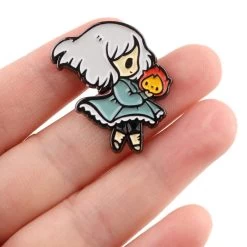 Howl’s Moving Castle – Chibi Sophie And Calcifer Badge Pin -Ghibli Shop H591aba6778c94b95a10c785b391703a6R