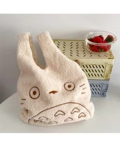 My Neighbor Totoro Cartoon Corduroy Tote Bag -Ghibli Shop H6449cfb7262a46f6add1c8d11e29c9ad6