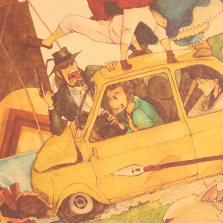 Combination Of Ghibli Characters Kraft Paper Poster 8 Combination Of Ghibli Characters Kraft Paper Poster - Image 6