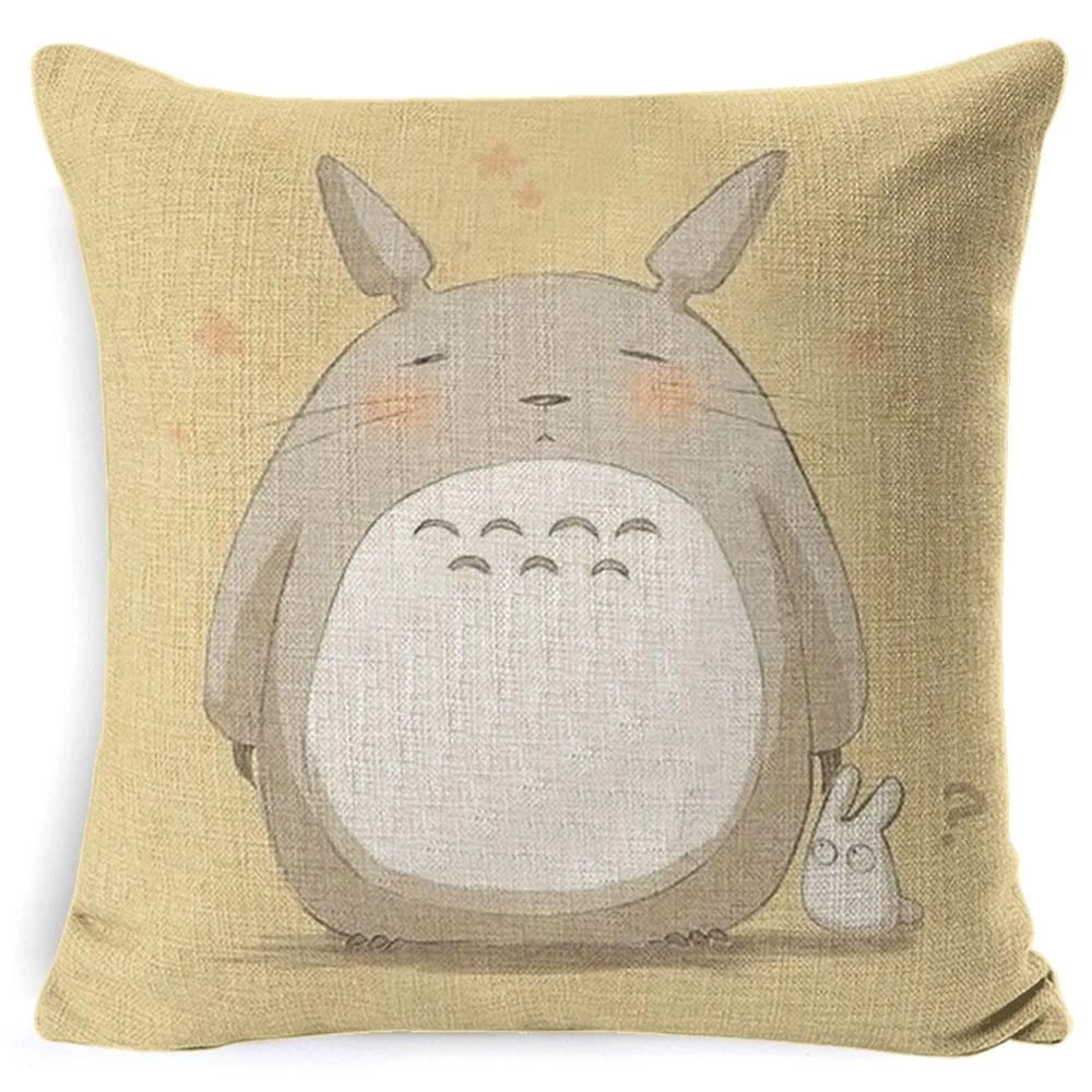 Colorful Totoro Printed Throw Pillow Cover 13 Colorful Totoro Printed Throw Pillow Cover - Image 11