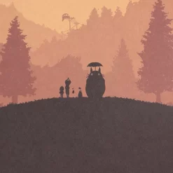 My Neighbor Totoro Classic Kraft Paper Poster -Ghibli Shop HTB1OtmyjbYI8KJjy0Faq6zAiVXai