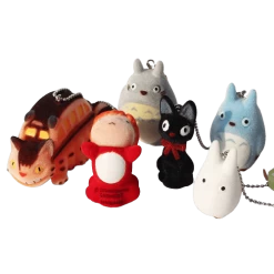 Ghibli Studio Cutest Characters Keychains 6pcs/lot