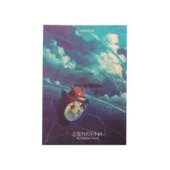 Totoro And The Girls Flying In The Sky Kraft Paper Poster -Ghibli Shop HTB1kWSLaRjTBKNjSZFuq6z0HFXas