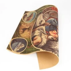 Princess Mononoke Retro Kraft Paper Poster 18 Princess Mononoke Retro Kraft Paper Poster -Ghibli Shop HTB1obbnkv2H8KJjy0Fcq6yDlFXar
