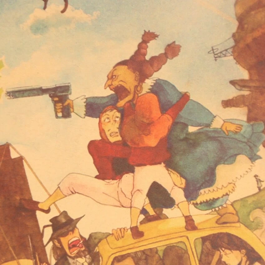 Combination Of Ghibli Characters Kraft Paper Poster 9 Combination Of Ghibli Characters Kraft Paper Poster - Image 7