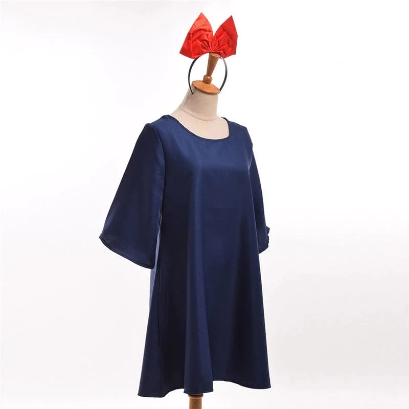 Kiki’s Delivery Service Dress And Head Wear Set Cosplay Costumes 7 Kiki’s Delivery Service Dress And Head Wear Set Cosplay Costumes - Image 5