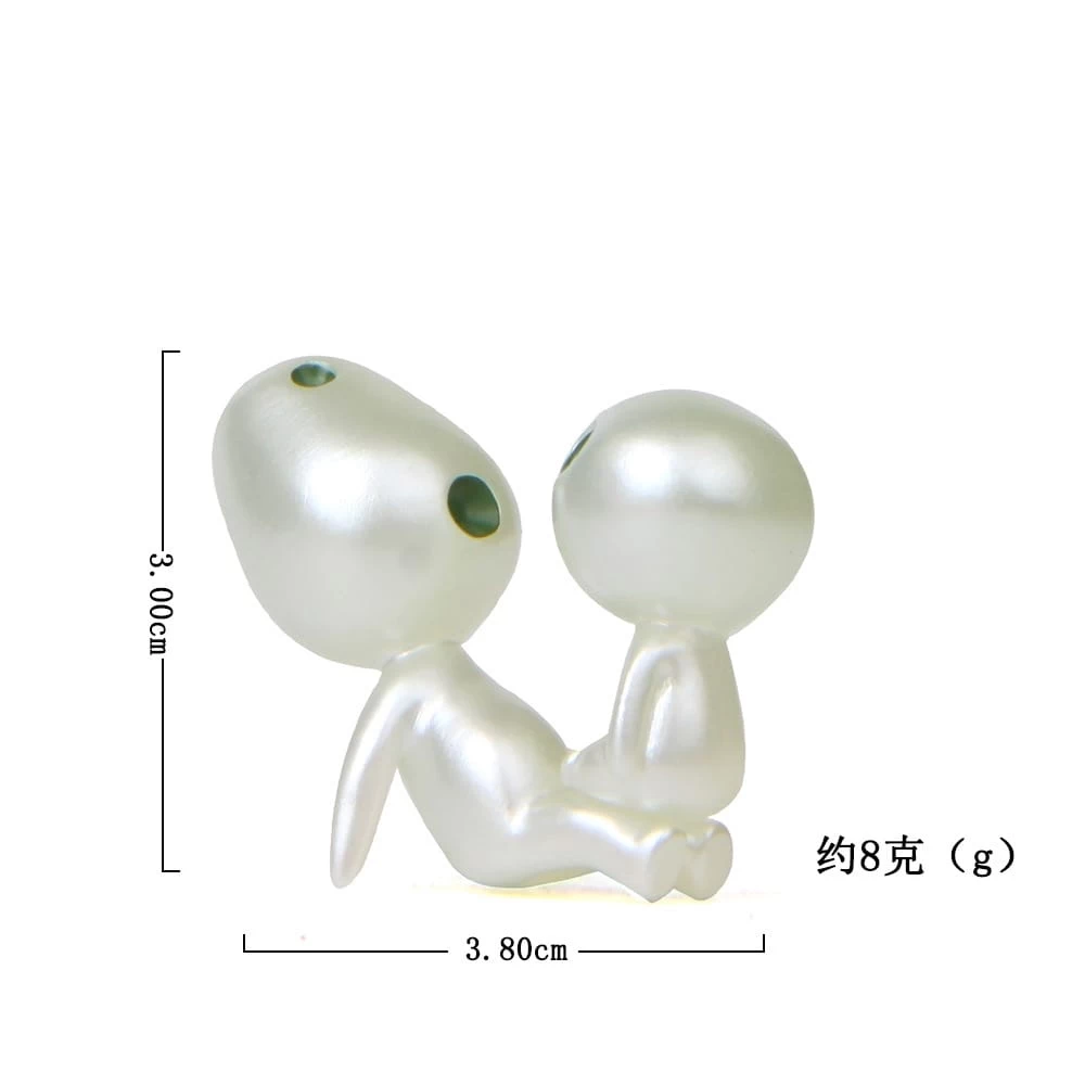 Princess Mononoke Kodama Glow In The Dark Figures 6pcs/set 7 Princess Mononoke Kodama Glow In The Dark Figures 6pcs/set - Image 5