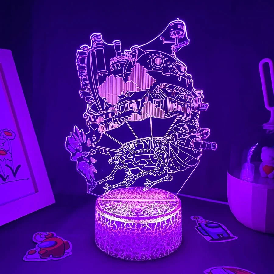 Howl’s Moving Castle Night Light Multi-Color Changing 5 Howl’s Moving Castle Night Light Multi-Color Changing - Image 3