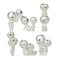 Princess Mononoke Kodama Glow In The Dark Figures 6pcs/set