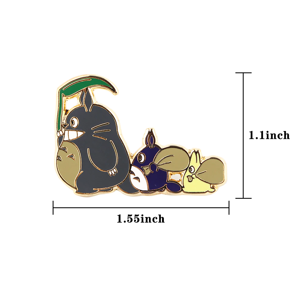 My Neighbor Totoro Family Parade Badge Pin 5 My Neighbor Totoro Family Parade Badge Pin - Image 3