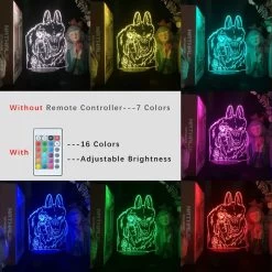 Princess Mononoke 3D LED Light Multi-Color Changing 12 Princess Mononoke 3D LED Light Multi-Color Changing -Ghibli Shop Hc99d44e93a984fd48356904c53051384V