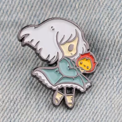 Howl’s Moving Castle – Chibi Sophie And Calcifer Badge Pin -Ghibli Shop Hcf158fe9b16048f1b9aa72847762e907P