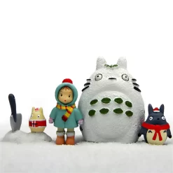 My Neighbor Totoro – Totoro Family And Mei Winter Christmas Figures 4pcs/set