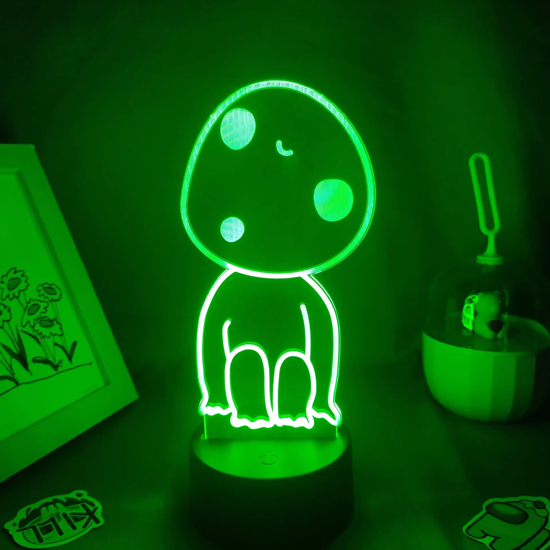 Princess Mononoke Kodama 3D LED Light Multi-Color Changing 17 Princess Mononoke Kodama 3D LED Light Multi-Color Changing - Image 15