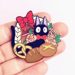 Kiki’s Delivery Service – Jiji The Baker Enamel Badge Pin