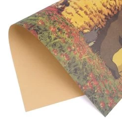 Totoro Family And The Girls On The Flowers Field Vintage Poster -Ghibli Shop Hfac849fe9a024ffd9d823d874e928421o