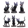 Kiki’s Delivery Service – Jiji Figures 6pcs/set -Ghibli Shop Kikis Delivery Service Jiji Figures