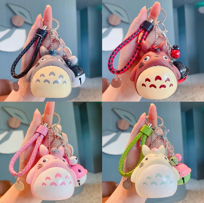 My Neighbor Totoro Cute Bell Keyring 13 Colors 3 My Neighbor Totoro Cute Bell Keyring 13 Colors