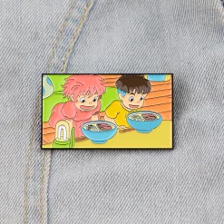Ponyo On The Cliff Cute Badge Pin -Ghibli Shop S39f2bfbcf9c243f8a036fc67150d25b9i