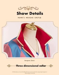 Howl’s Moving Castle Howl Cosplay Costume Full Set 4PCS -Ghibli Shop S5c80550756a84862983b872be60b3fefc