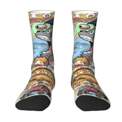 My Neighbor Totoro Harajuku Style Unisex Socks -Ghibli Shop S9d77fbbb142f4ef8a19279fa45488a4fy