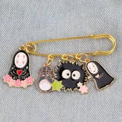 No Face, Totoro, Soot Sprites Cute Enamel Pins 9 No Face, Totoro, Soot Sprites Cute Enamel Pins -Ghibli Shop Sb66c22de69ec4aa6824ef9376aba9ecbp 2