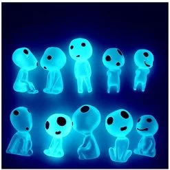 Princess Mononoke Kodama Tree Spirits Luminous Figures 10pcs/set -Ghibli Shop Sb8bd198d2aa94badae52bddcbc4b3f2fd 1