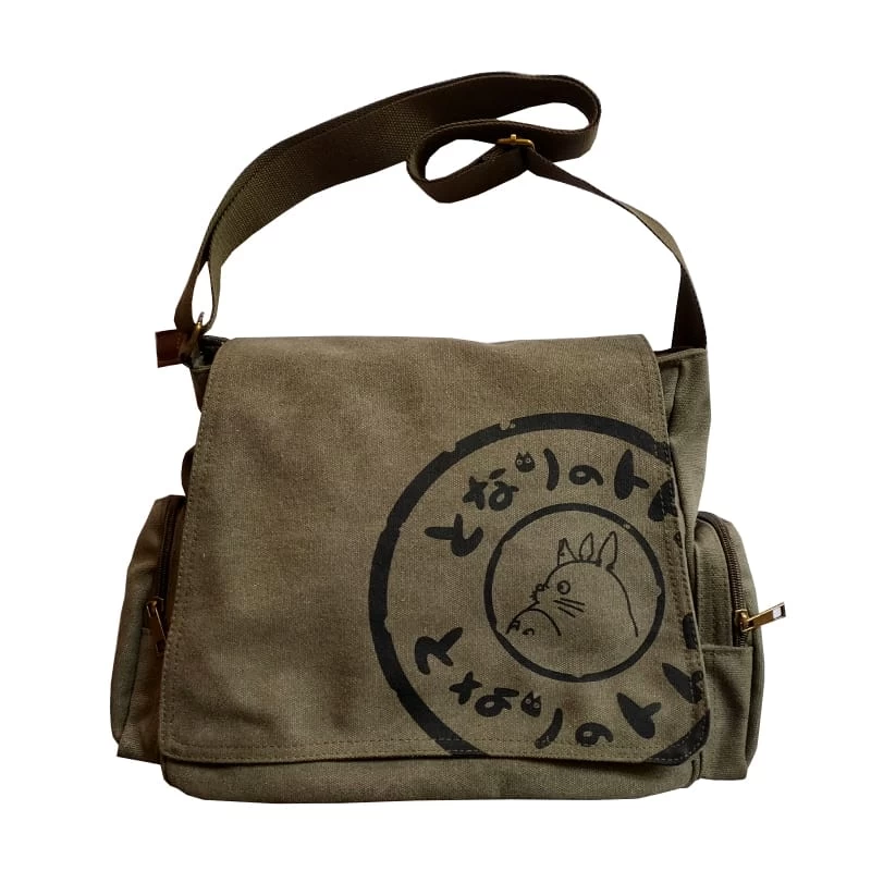 My Neighbor Totoro Canvas Crossbody Messenger Bag Basic Style 2022 18 My Neighbor Totoro Canvas Crossbody Messenger Bag Basic Style 2022 - Image 16