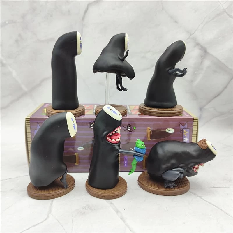 Spirited Away No Face Man Action Figure 6Pcs/set 6 Spirited Away No Face Man Action Figure 6Pcs/set - Image 4