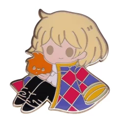 Howl’s Moving Castle – Cute Magician Howl And Calcifer Badge Pin