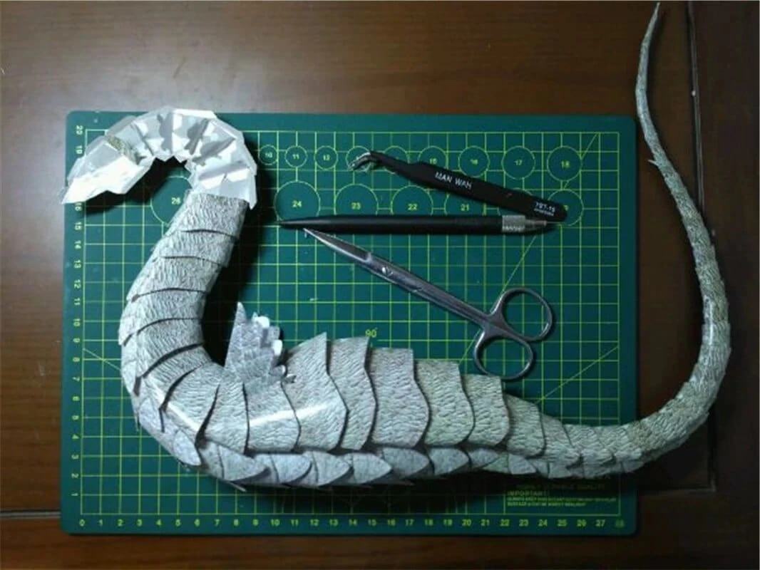 Tales From Earthsea 3D Dragon Paper Model 5 Tales From Earthsea 3D Dragon Paper Model - Image 3