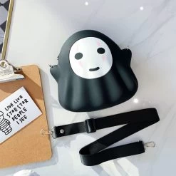 Spirited Away No Face Mini Shoulder Bag -Ghibli Shop Sinocom Handa Japan Anime Faceless Spirited Away Bag No Face Man Bag Phone Bag Case for 3