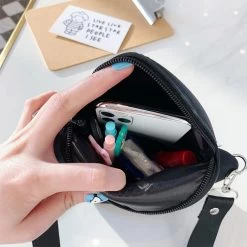 Spirited Away No Face Mini Shoulder Bag -Ghibli Shop Sinocom Handa Japan Anime Faceless Spirited Away Bag No Face Man Bag Phone Bag Case for 4