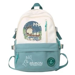 Studio Ghibli My Neighbor Totoro Harajuku Large Backpack 15 Styles -Ghibli Shop Studio Ghibli My Neighbor Totoro Harajuku Large Backpack 15 Styles 13