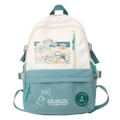 Studio Ghibli My Neighbor Totoro Harajuku Large Backpack 15 Styles -Ghibli Shop Studio Ghibli My Neighbor Totoro Harajuku Large Backpack 15 Styles 14