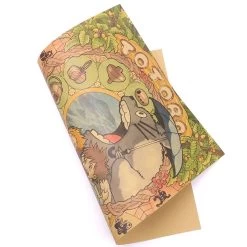 My Neighbor Totoro Vintage Poster -Ghibli Shop TIE LER My Neighbor Totoro Kraft Paper Poster Japanese Animation Poster Decor Wall Sticker 50 5X36cm 2