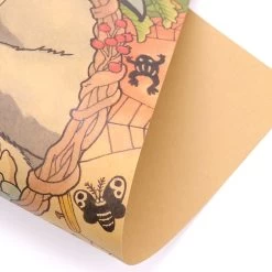 My Neighbor Totoro Vintage Poster -Ghibli Shop TIE LER My Neighbor Totoro Kraft Paper Poster Japanese Animation Poster Decor Wall Sticker 50 5X36cm 3
