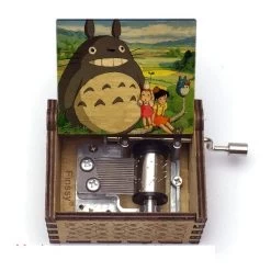 My Neighbor Totoro Tonari No Totoro Wooden Music Box -Ghibli Shop Tonari no Totoro Music Box Totoro Print Hand ed Wood Musical Box Children s Girl gift 10.jpg 640x640 10
