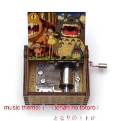 My Neighbor Totoro Tonari No Totoro Wooden Music Box -Ghibli Shop Tonari no Totoro Music Box Totoro Print Hand ed Wood Musical Box Children s Girl gift 14.jpg 640x640 14