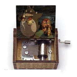 My Neighbor Totoro Tonari No Totoro Wooden Music Box -Ghibli Shop Tonari no Totoro Music Box Totoro Print Hand ed Wood Musical Box Children s Girl gift 5.jpg 640x640 5
