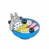 My Neighbor Totoro In Ramen Bowl Badge Pins 2 My Neighbor Totoro In Ramen Bowl Badge Pins -Ghibli Shop Totoro pin badge