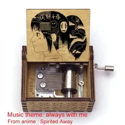Spirited Away Wooden Music Box Vintage Style 30 Spirited Away Wooden Music Box Vintage Style -Ghibli Shop Wooden Hand ed Music Box chihiro color print Spirited Away music theme always with me Home.jpg 640x640 1